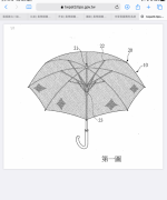 具透視、透氣、不透水之雨陽傘